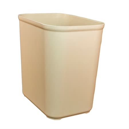 Hapco-Elmar R4270BGE-Fire Retardant 28 Qt. UL Approved Wastebasket, Beige, PK 6 R4270BGE